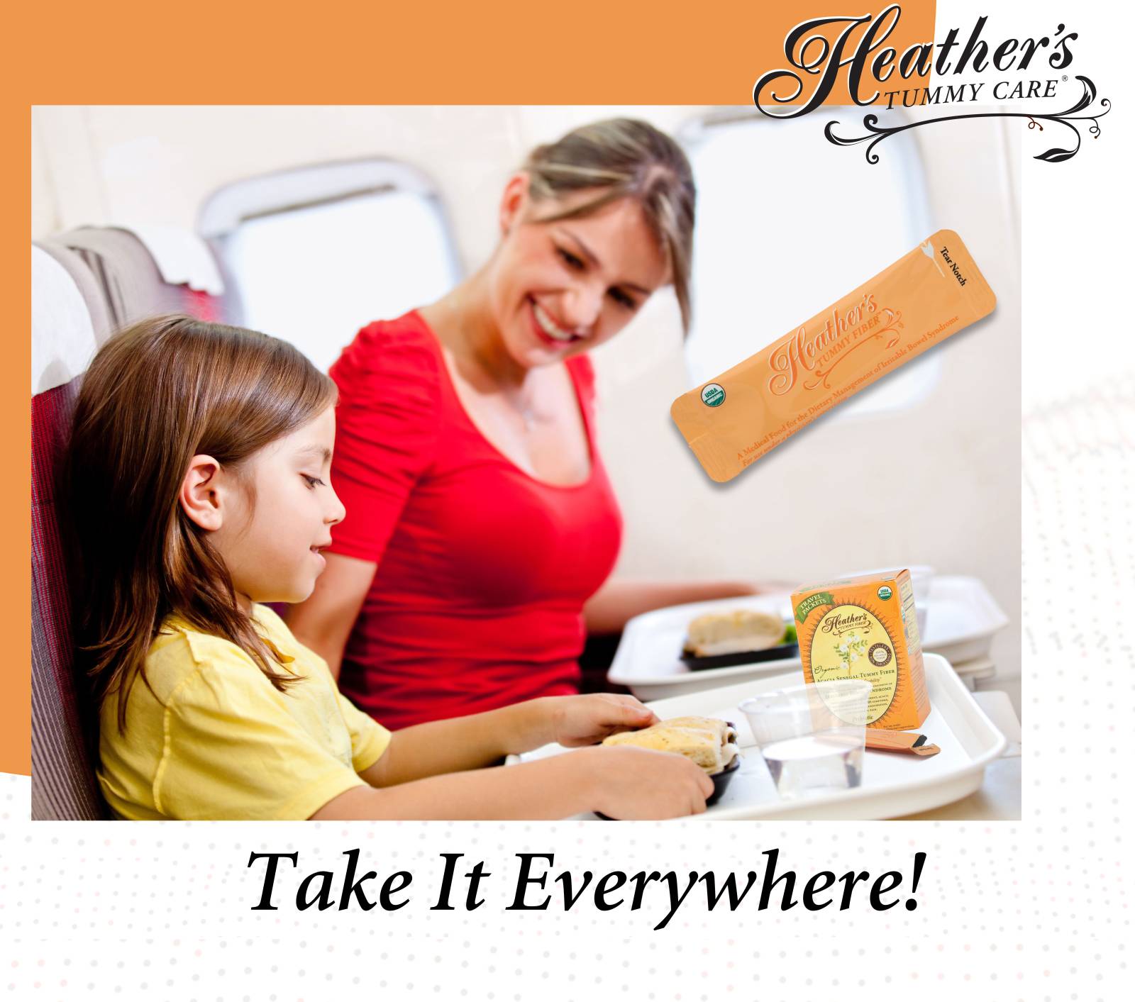 Tummy Fiber Organic Acacia Senegal TRAVEL STICK PACKS CASE (12 boxes)