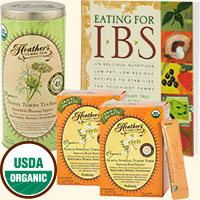 Belly Bloat Diet Kit:<br>Eating for IBS,<BR>Fennel Tummy Teabags,<BR>Tummy Fiber Stick Packs