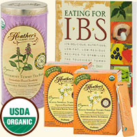 Stop the Pain Diet Kit: Eating for IBS, Peppermint  Tummy Teabags, Tummy Fiber Sticks