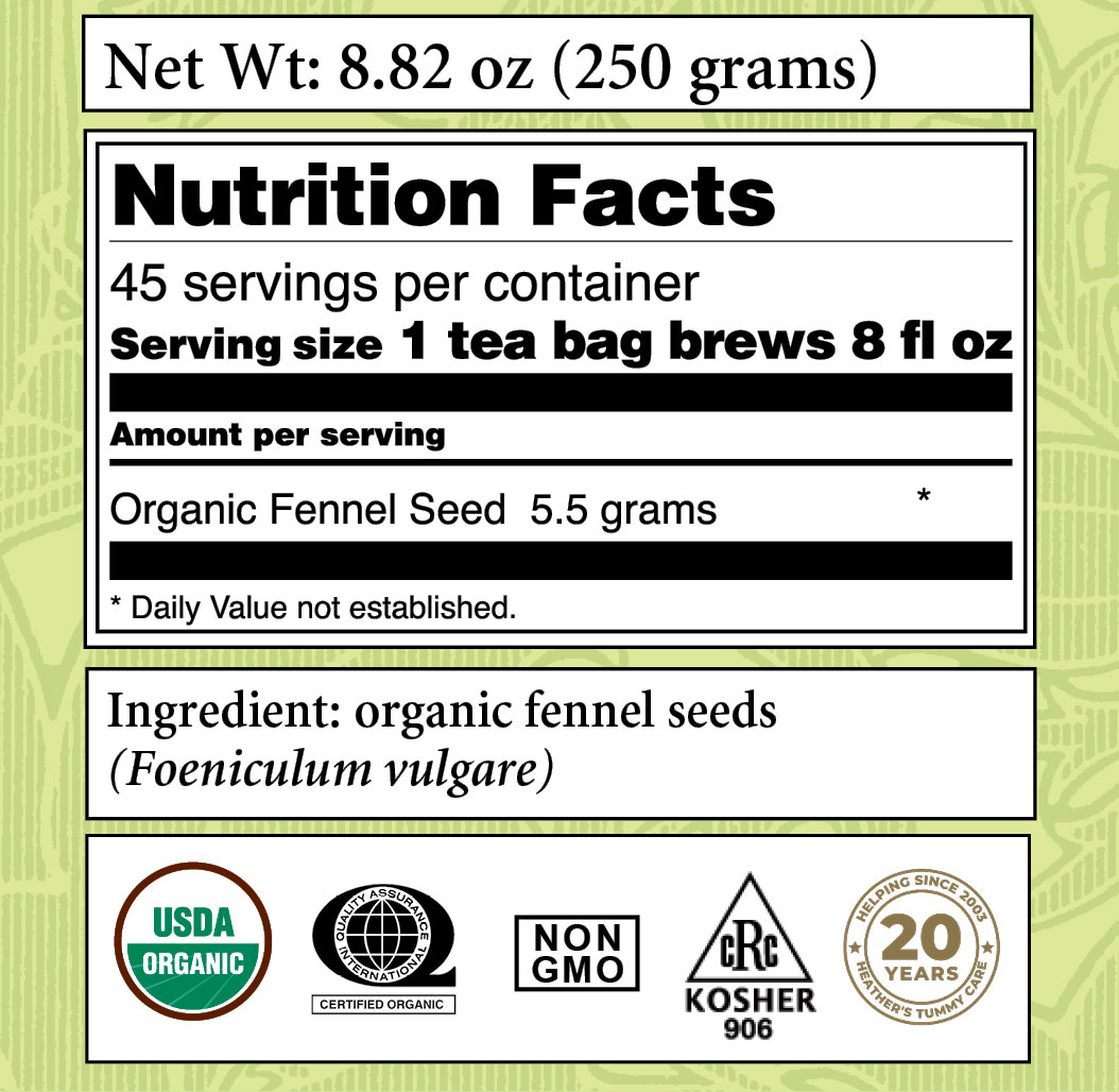 IBS Diet Kit #1 Eating for IBS, Fennel TEABAGS, Peppermint Caps