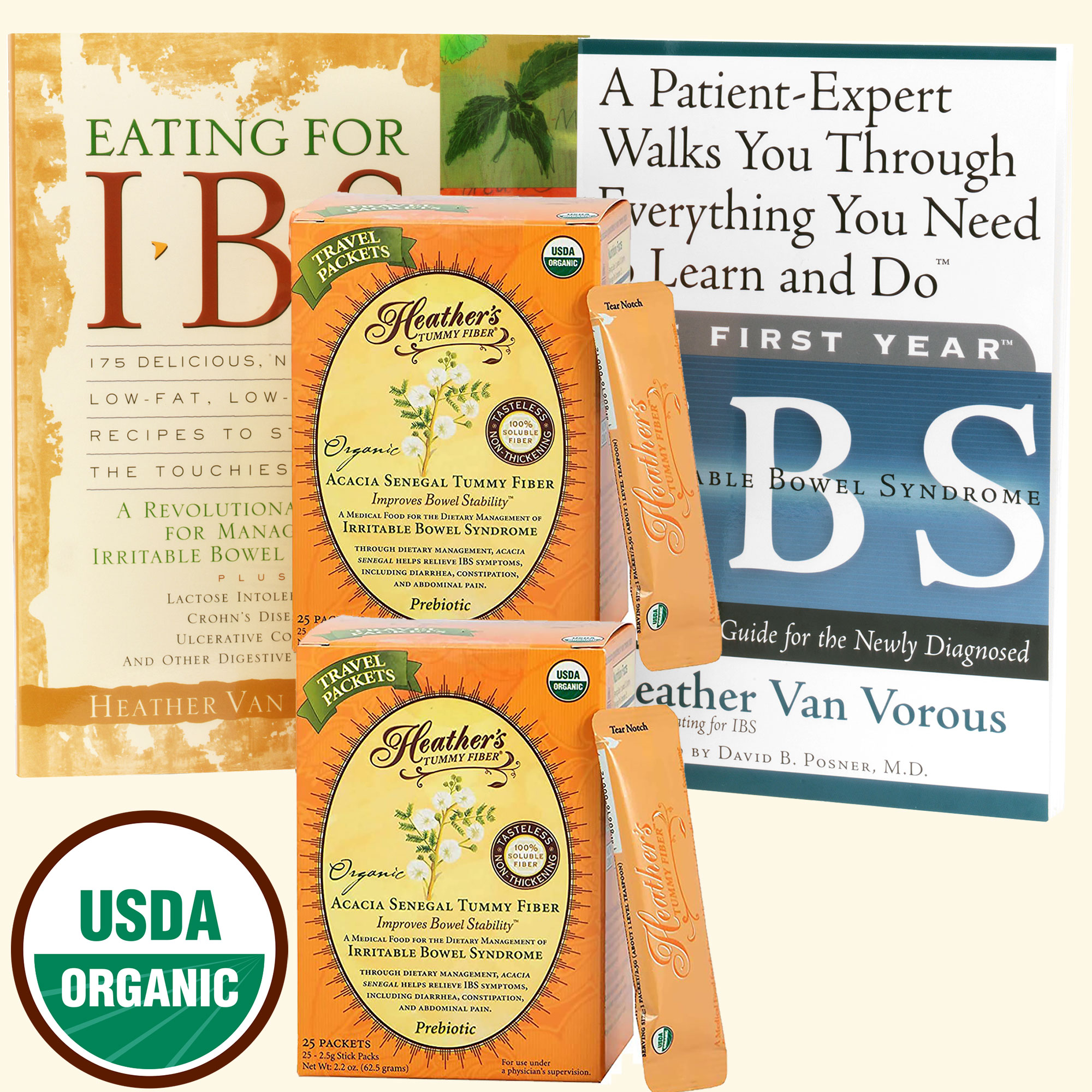 Starter Kit - Eating for IBS, First Year IBS, Tummy Fiber Acacia CAN