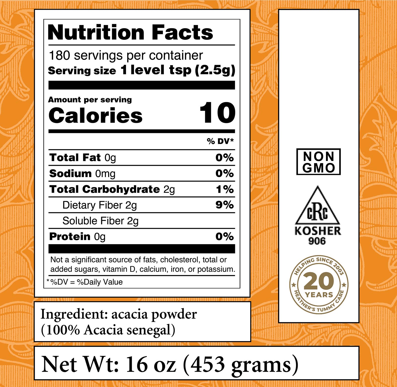 Bulk Prebiotic Acacia Kit - 3 Tummy Fiber Pouches