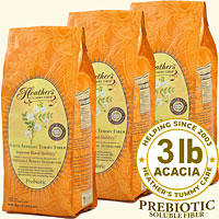 Tummy Fiber Prebiotic Acacia Senegal BULK KIT (3 - 1lb. Pouches) <em>Diarrhea & Constipation</em>