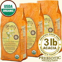 Bulk Organic Acacia Senegal Kit - 3 Tummy Fiber Pouches