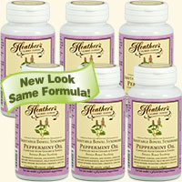 Tummy Tamers Peppermint Oil Caps<br>BULK KIT<BR>(6 bottles)<br><em>Prevent<BR>Pain & Bloating</em>