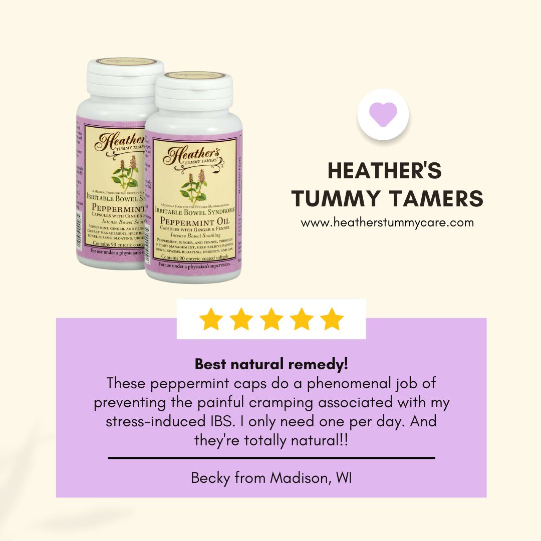 Tummy Tamers Peppermint Oil Caps (2 bottles)