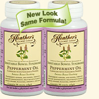 Tummy Tamers Peppermint Oil Caps<br>(2 bottles)<br><em>Prevent<BR>Pain & Bloating</em>