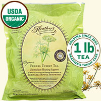 Fennel<br>Tummy Tea<br> LOOSE 1lb. Refill Pouch<br><em>Bloating & Gas</em>